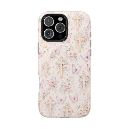 Blessed Wings Phone Case | Christian Floral iPhone Case