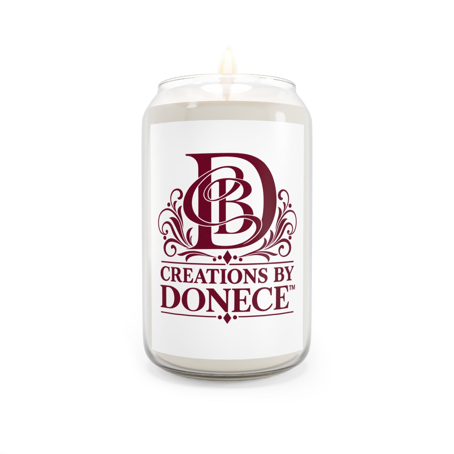 Scented Soy Candle - Creations by Donece 13.75oz (Signature Logo)