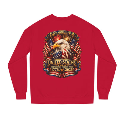 250th Anniversary United States Eagle Sweatshirt – 1776–2026 Patriotic Crewneck