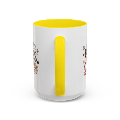 Pawsitive Vibes Coffee Mug - "Wag More, Worry Less" Dog Lover Accent Mug