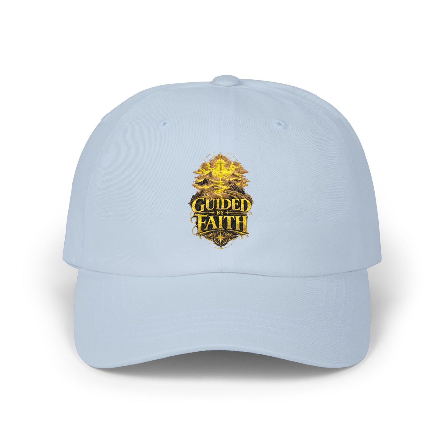 Dad Cap - "Guided Faith" Embroidered Baseball Hat