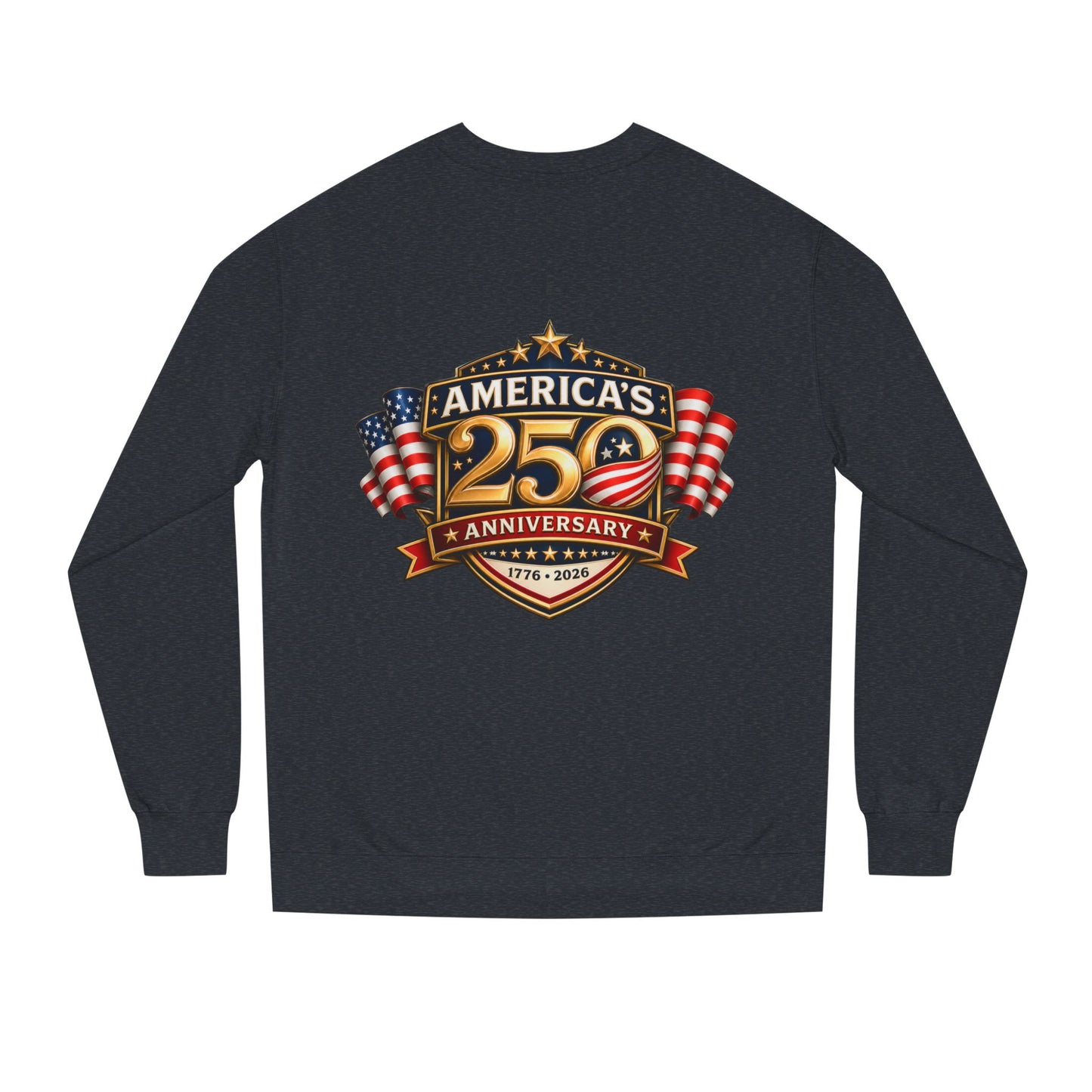 America's 25th Anniversary Sweatshirt — Patriotic USA Flag Crewneck (1776–2026)
