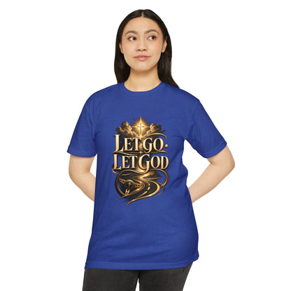 Let Go Let God T-Shirt — Inspirational Christian Faith Tee