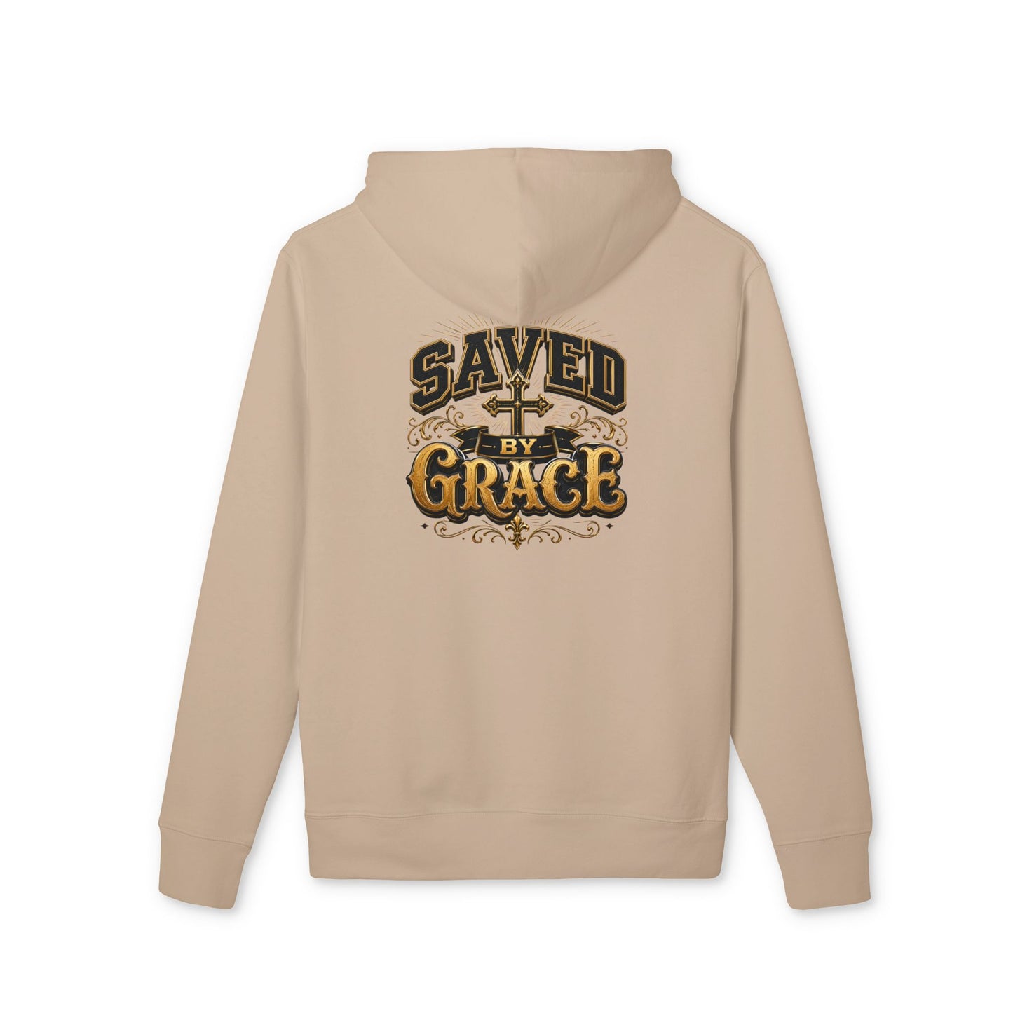 Saved by Grace Hoodie — Christian Faith Cross Pullover