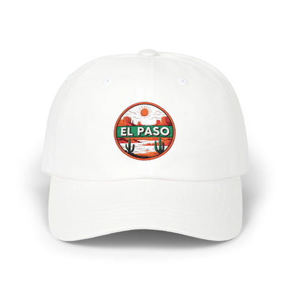 El Paso Sunset Dad Cap - Embroidered Desert Patch Baseball Hat
