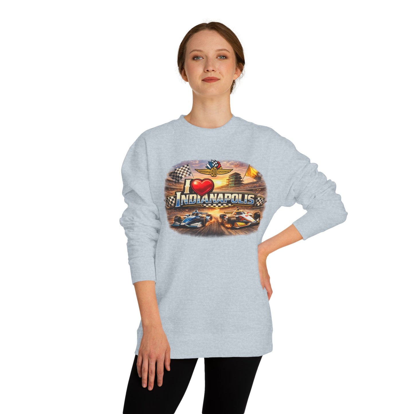 I Heart Indianapolis Racing Crewneck Sweatshirt