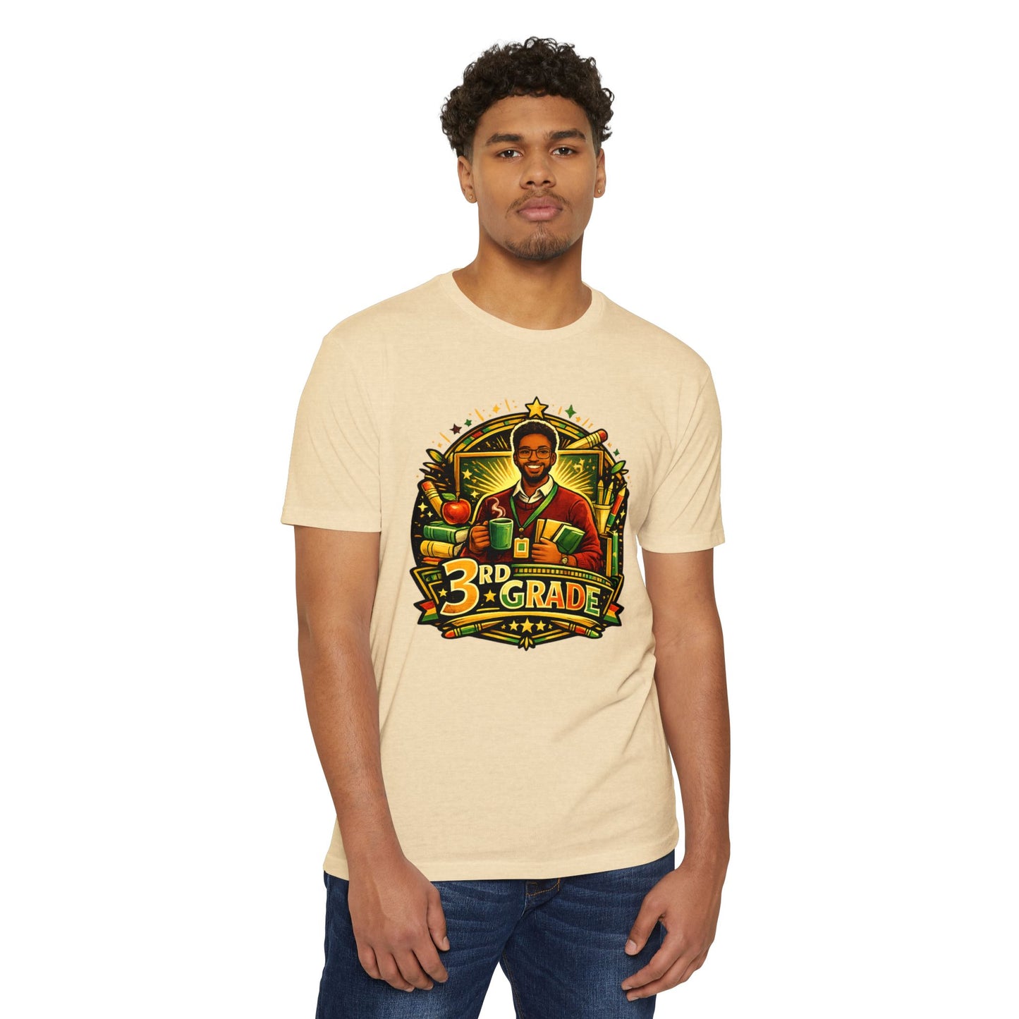 3rd Grade Teacher T-Shirt — Proud Elementary School Teacher Tee