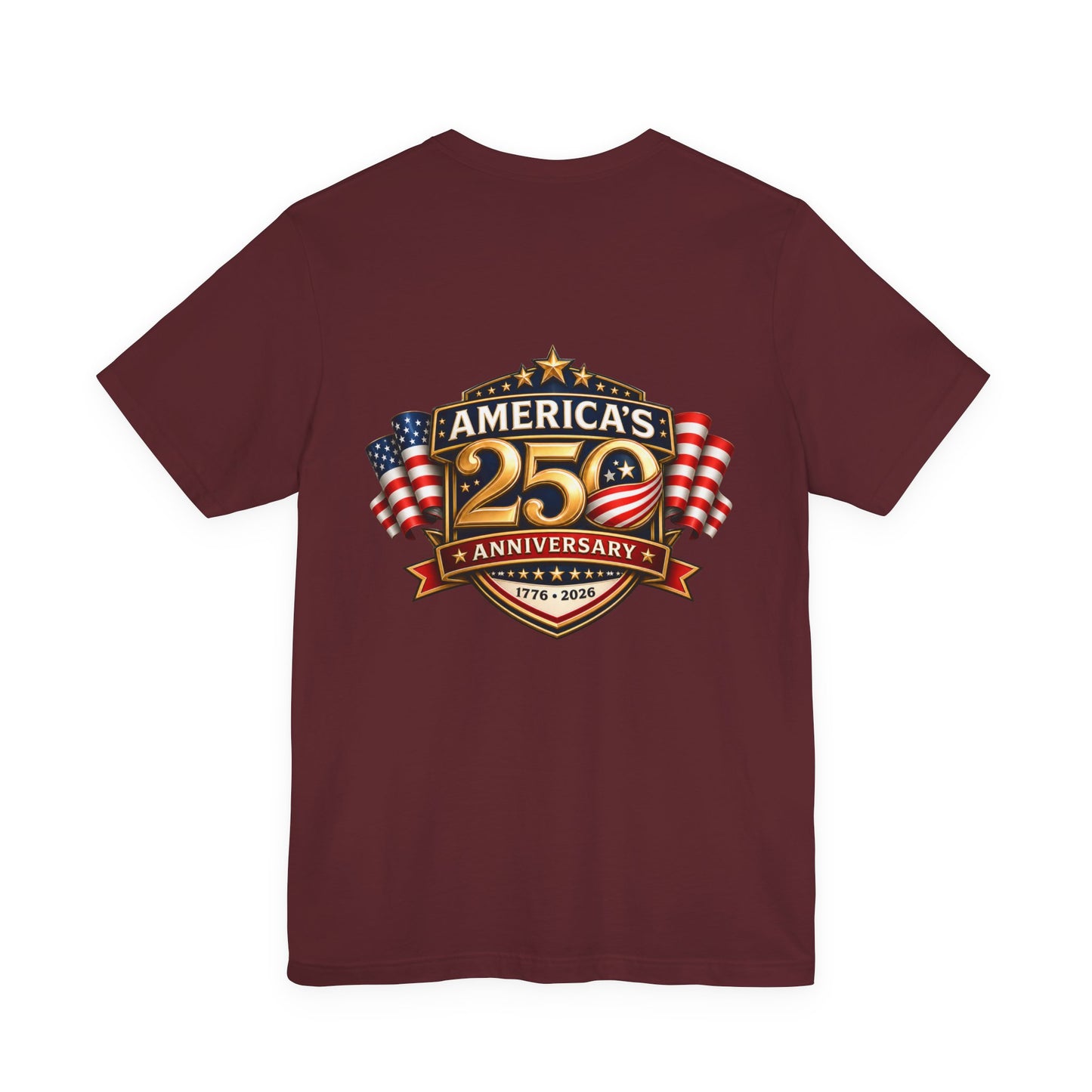 America's 250th Anniversary T-Shirt – 1776–2026 Patriotic USA Flag Tee