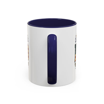 Best Ever Dad Coffee Mug — 'Dad the King' Lion Accent Mug (11/15oz)