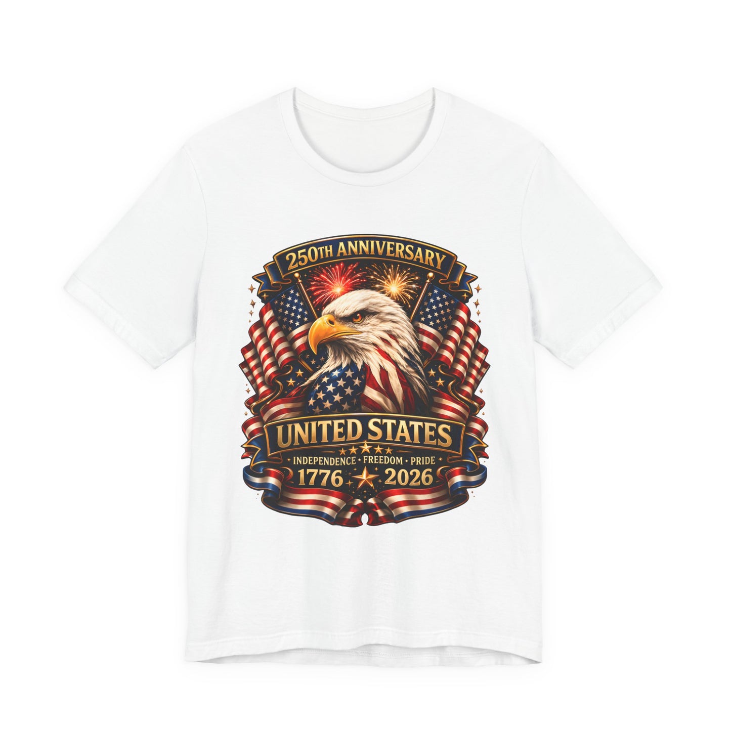 1776–2026 United States 250th Anniversary Eagle T-Shirt