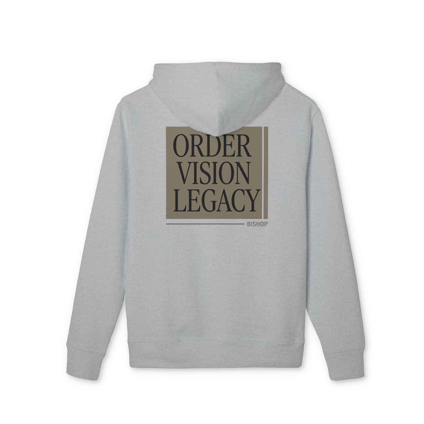Order Vision Legacy Hoodie — Minimalist Typographic Pullover