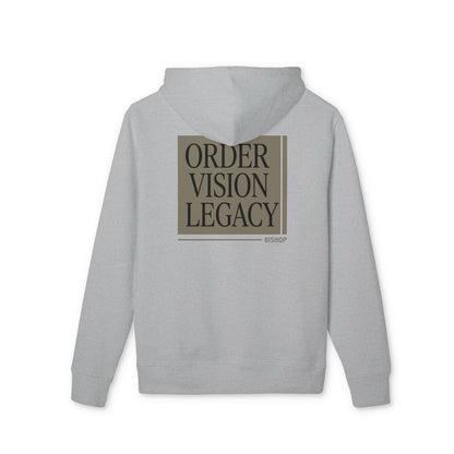 Order Vision Legacy Hoodie — Minimalist Typographic Pullover
