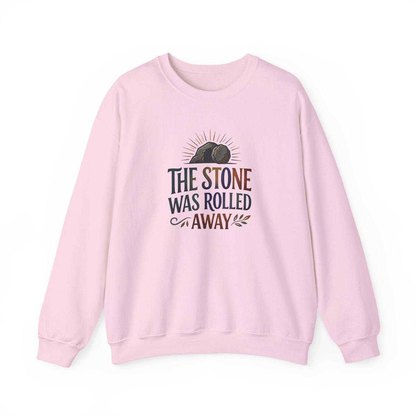 "The Stone Was Rolled Away" Crewneck Sweatshirt