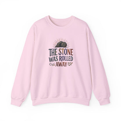 "The Stone Was Rolled Away" Crewneck Sweatshirt