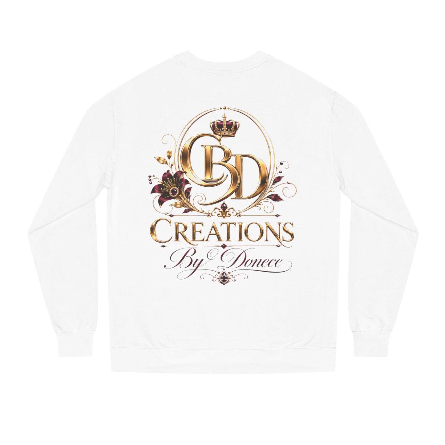 Crewneck Sweatshirt — Creations By Donece Gold Logo Crewneck