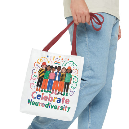 Celebrate Neurodiversity Tote Bag — Inclusive Pride Reusable Shopper