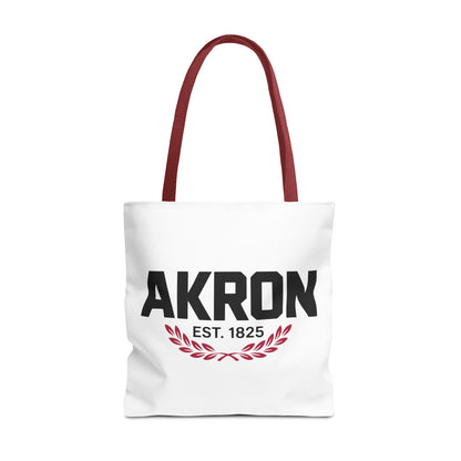Akron Est. 1825 Tote Bag — City Pride Canvas Tote