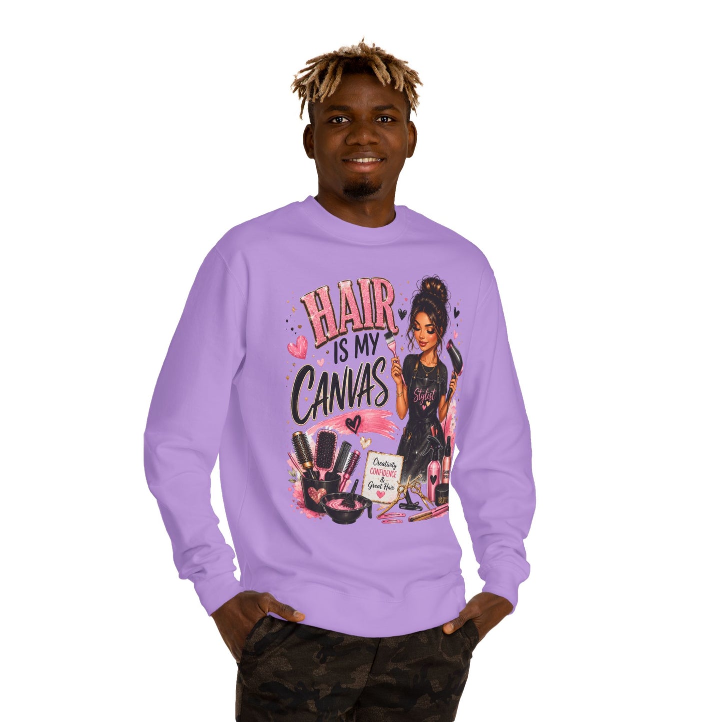 Hair Is My Canvas Sweatshirt