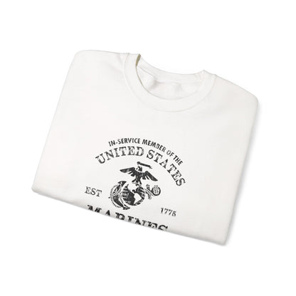 In-service Member of the United States Est 1775 Marines  Sweatshirt