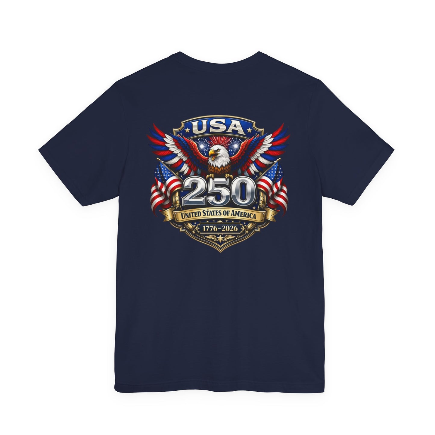 USA 250th Eagle T-Shirt — 1776–2026 Patriotic American Independence Tee