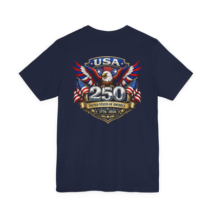 USA 250th Eagle T-Shirt — 1776–2026 Patriotic American Independence Tee