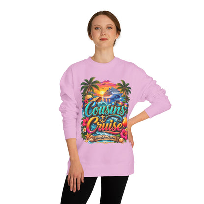 Cousins Cruise Sweatshirt — Tropical Family Cruise Reunion Crewneck