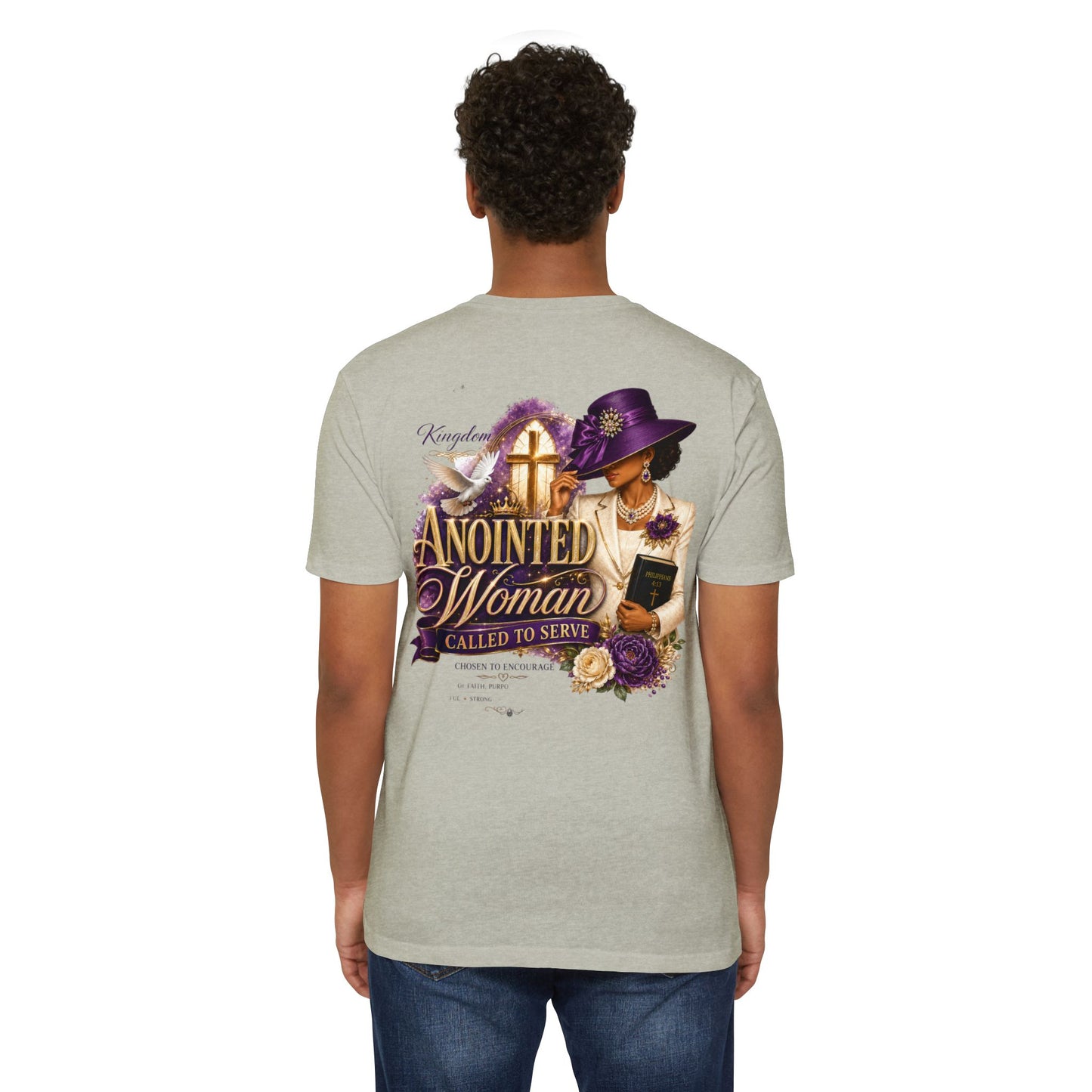 Anointed Woman T-Shirt — "Called to Serve" Christian Faith Tee