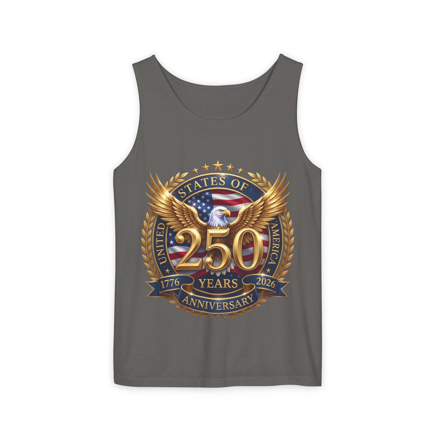 250 Years Anniversary Eagle Tank Top — United States Bicentennial Celebration Tee