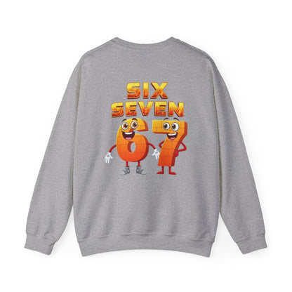 Six Seven 67 Cartoon Graphic Sweatshirt