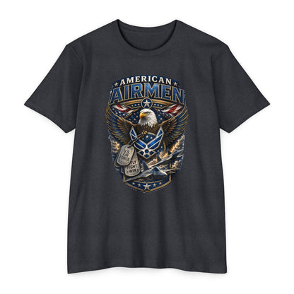 American Airmen Eagle T-Shirt — Patriotic USA Air Force Graphic Tee