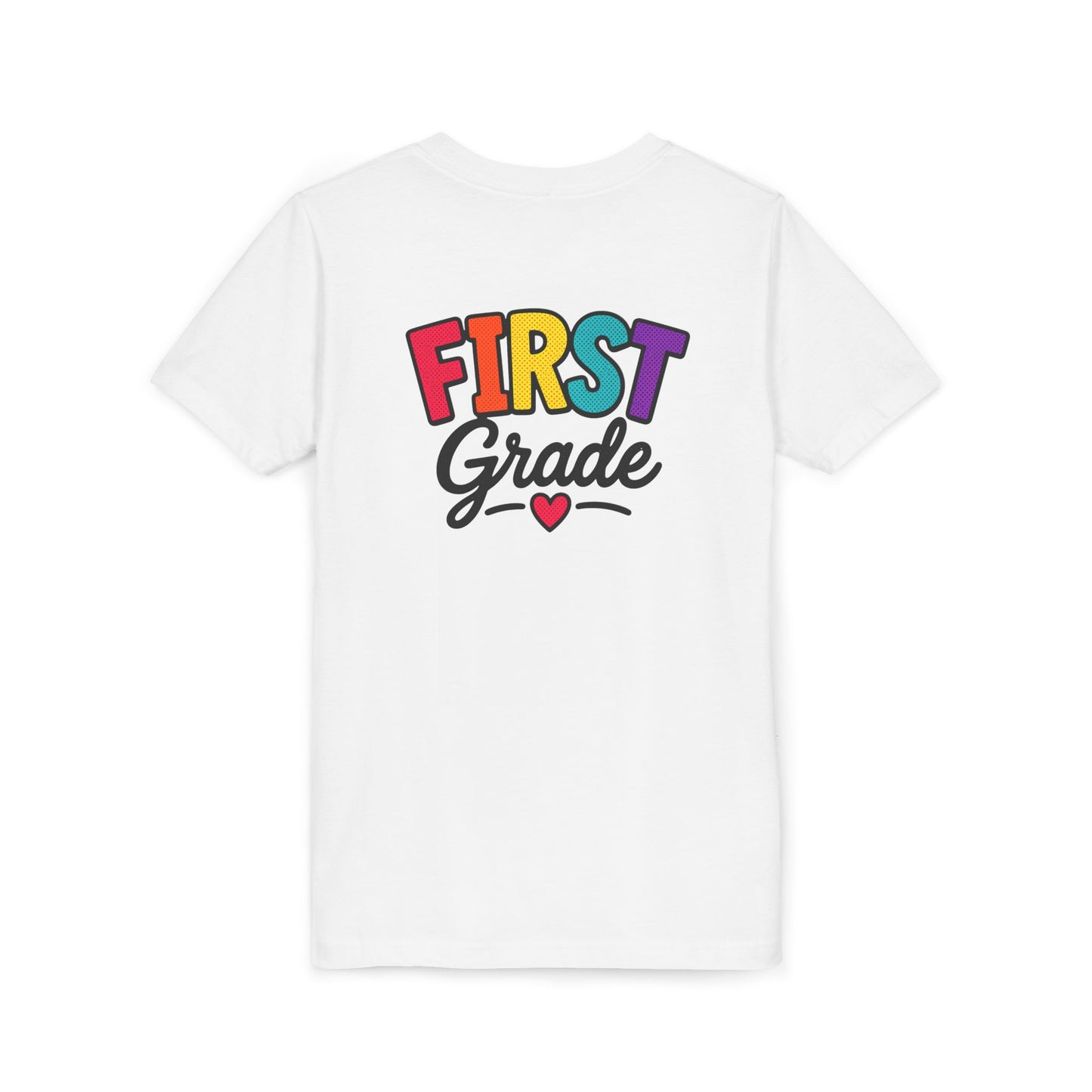 First Grade Youth T‑Shirt — Colorful Back-to-School Tee