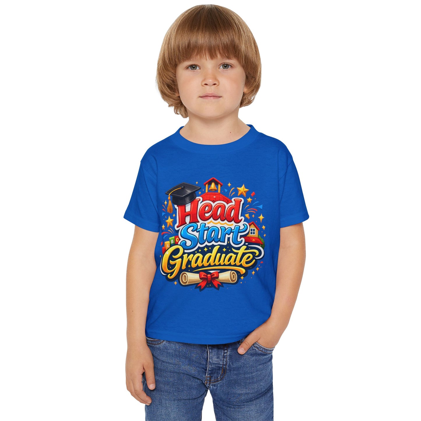 Toddler T-Shirt — "Head Start Graduate" Preschool Graduation Tee