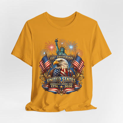 250th Anniversary United States Eagle T-Shirt – 1776–2026 Patriotic Tee