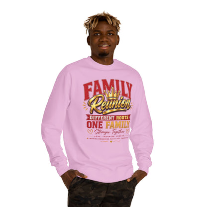 Family Reunion Sweatshirt - "Different Roots One Family" Crewneck