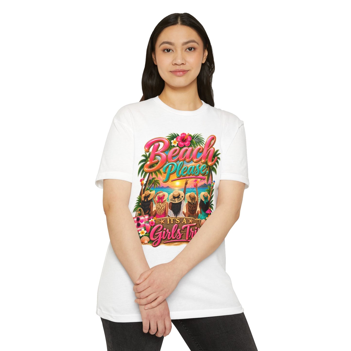 Beach Please Girls Trip T-Shirt