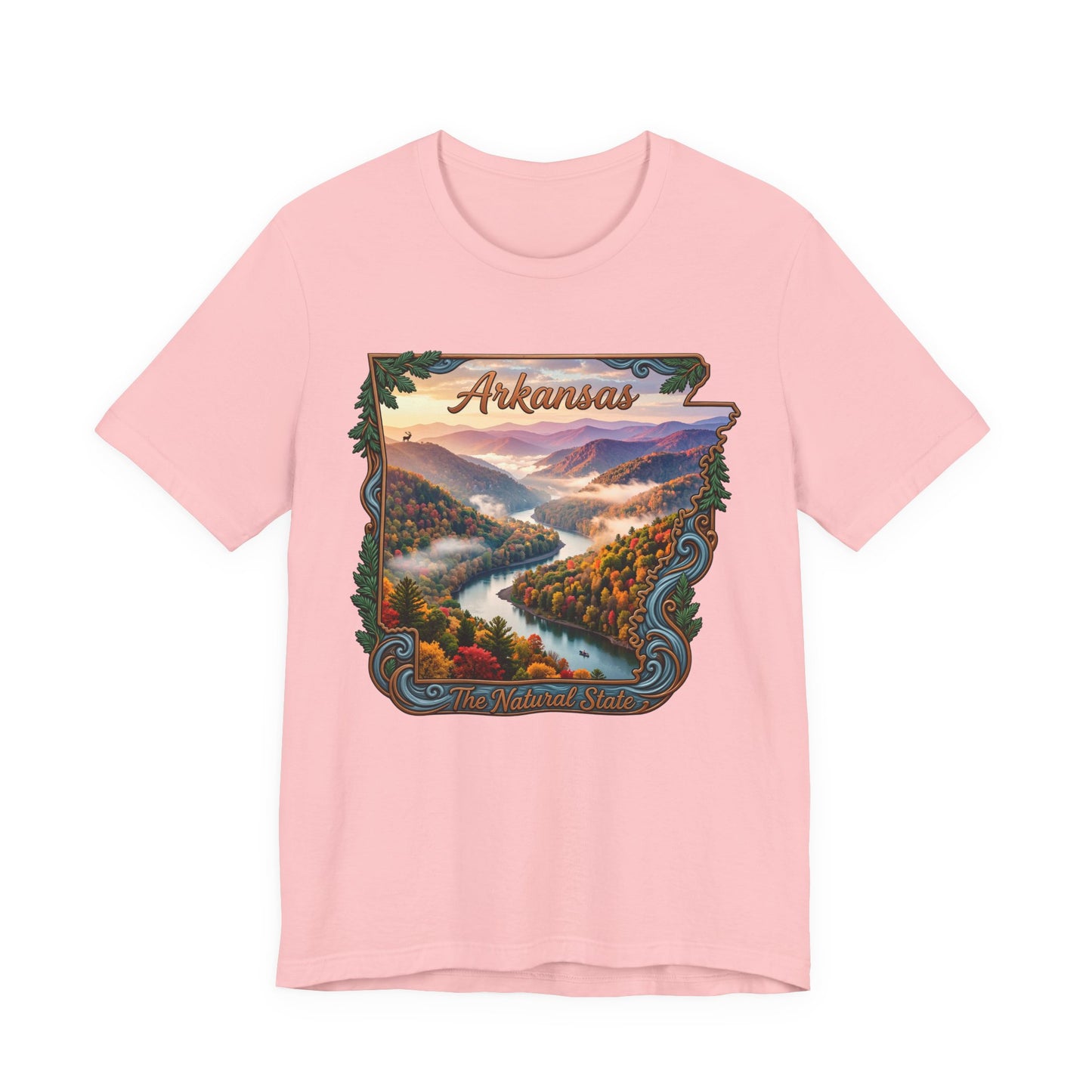 Arkansas Scenic River Tee — The Natural State Retro Landscape T-Shirt