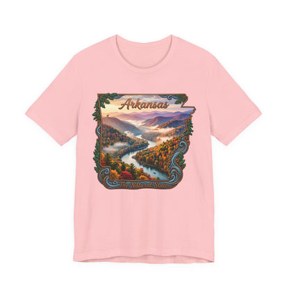Arkansas Scenic River Tee — The Natural State Retro Landscape T-Shirt