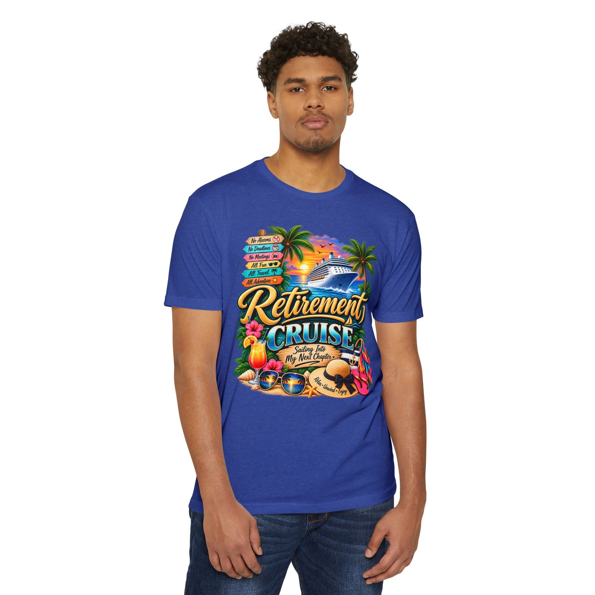 Retirement Cruise T-Shirt — Vacation & Farewell Party Tee