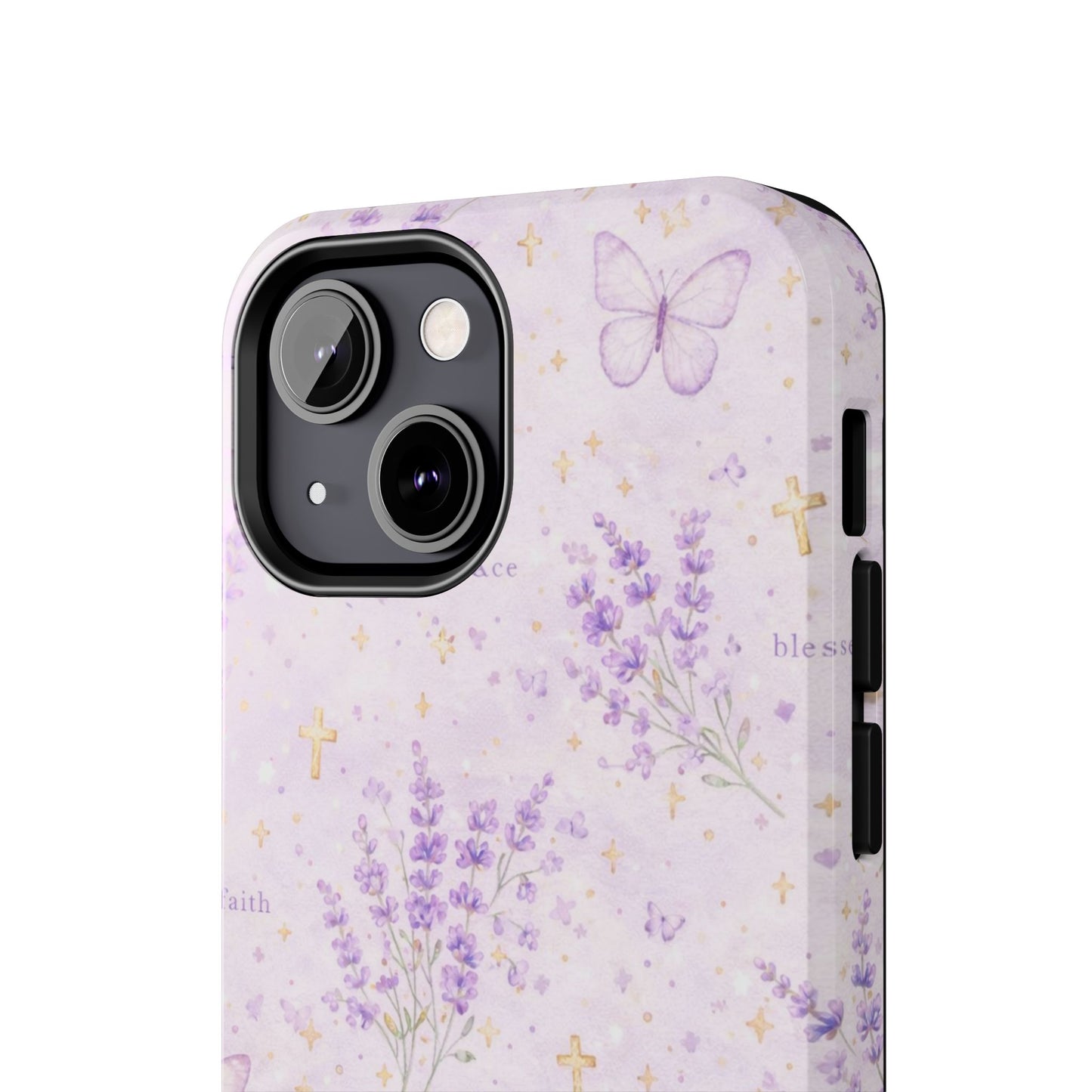 Faith Grace Blessed Phone Case | Christian Floral iPhone Case