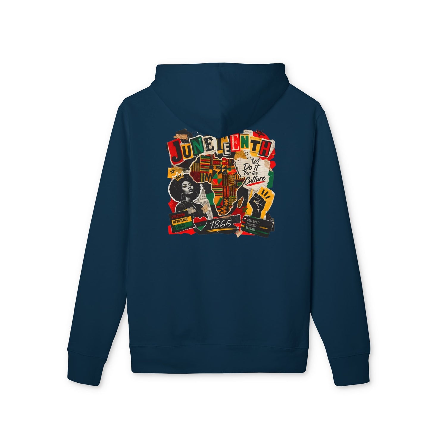 Juneteenth Celebration Hoodie — Black History Unity Graphic Pullover