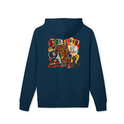 Juneteenth Celebration Hoodie — Black History Unity Graphic Pullover
