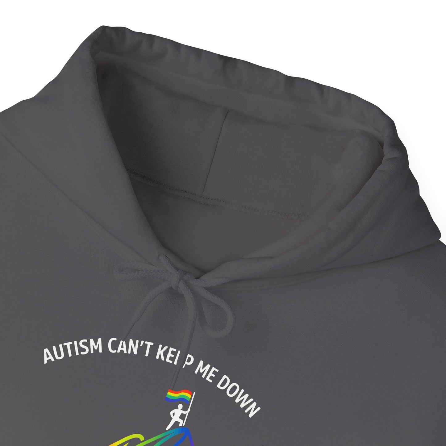 Autism Can't Keep Me Down Fight Resilience Strength Hoodie