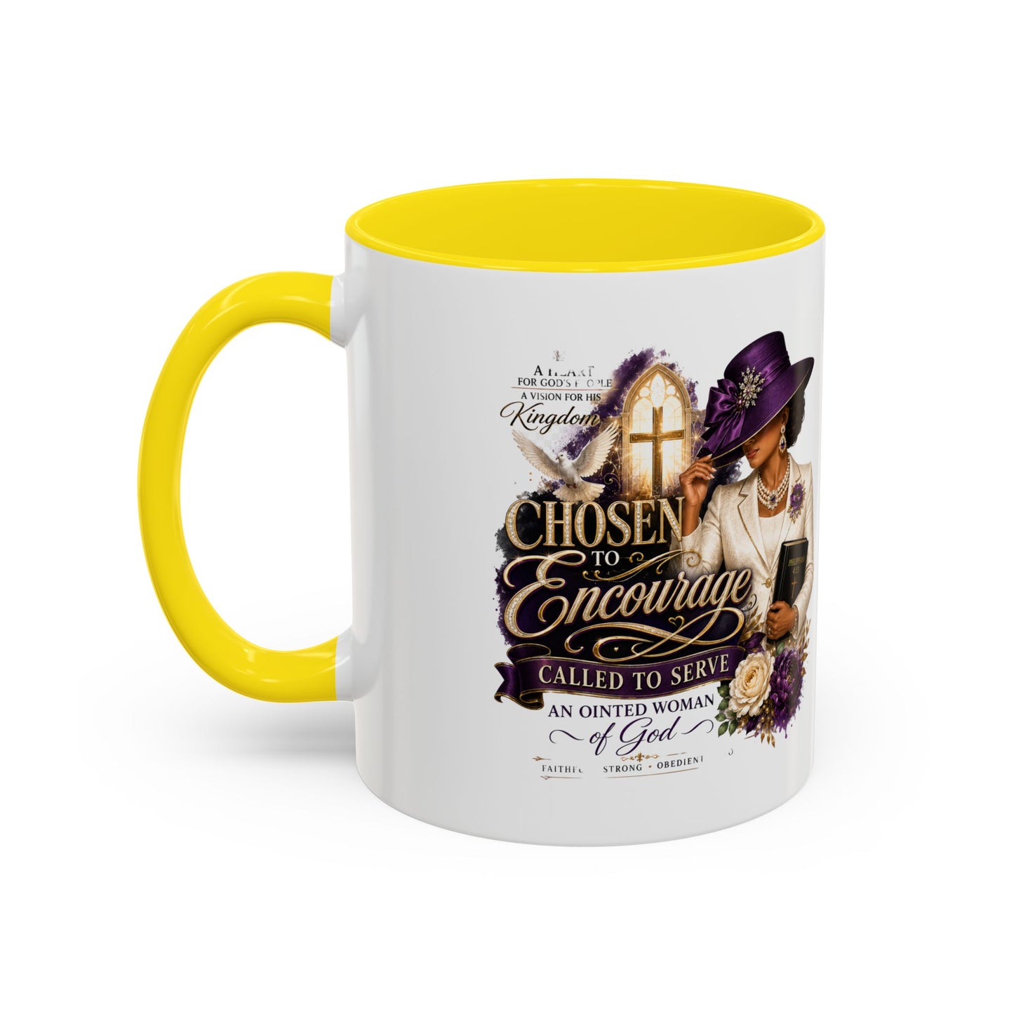 Chosen to Encourage Coffee Mug — Christian Woman Faith Gift (11/15oz)