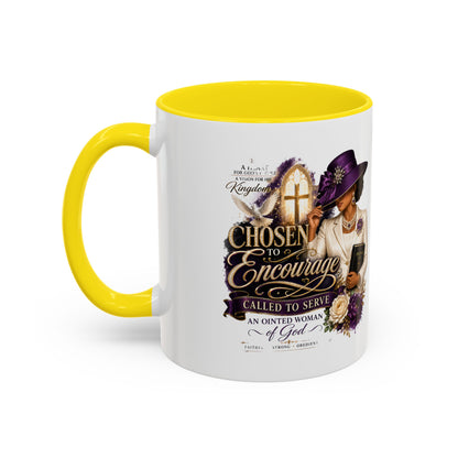 Chosen to Encourage Coffee Mug — Christian Woman Faith Gift (11/15oz)