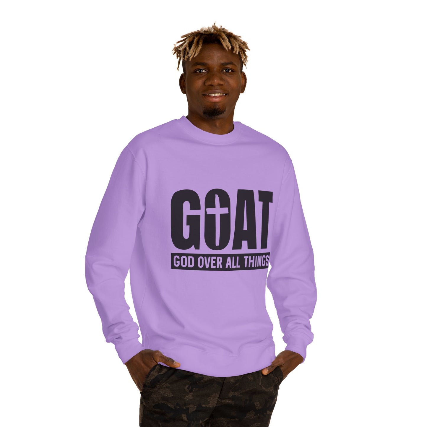 GOAT "God Over All Things" Sweatshirt - Christian Crewneck