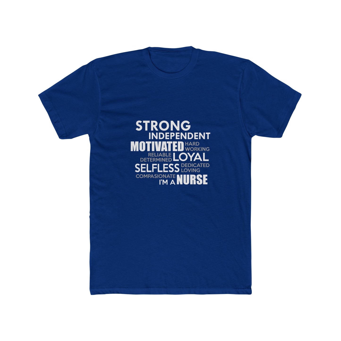 Nurse Word Cloud Tee — "I'm a Nurse" Inspirational Graphic T-Shirt
