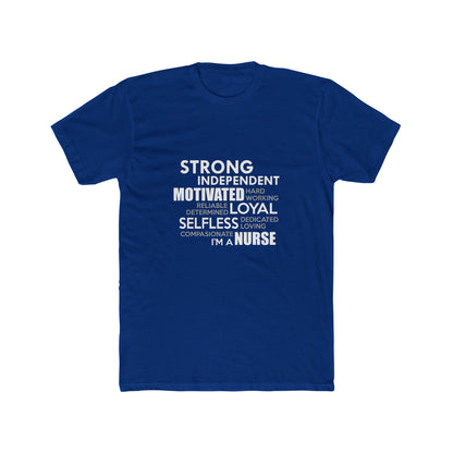 Nurse Word Cloud Tee — "I'm a Nurse" Inspirational Graphic T-Shirt