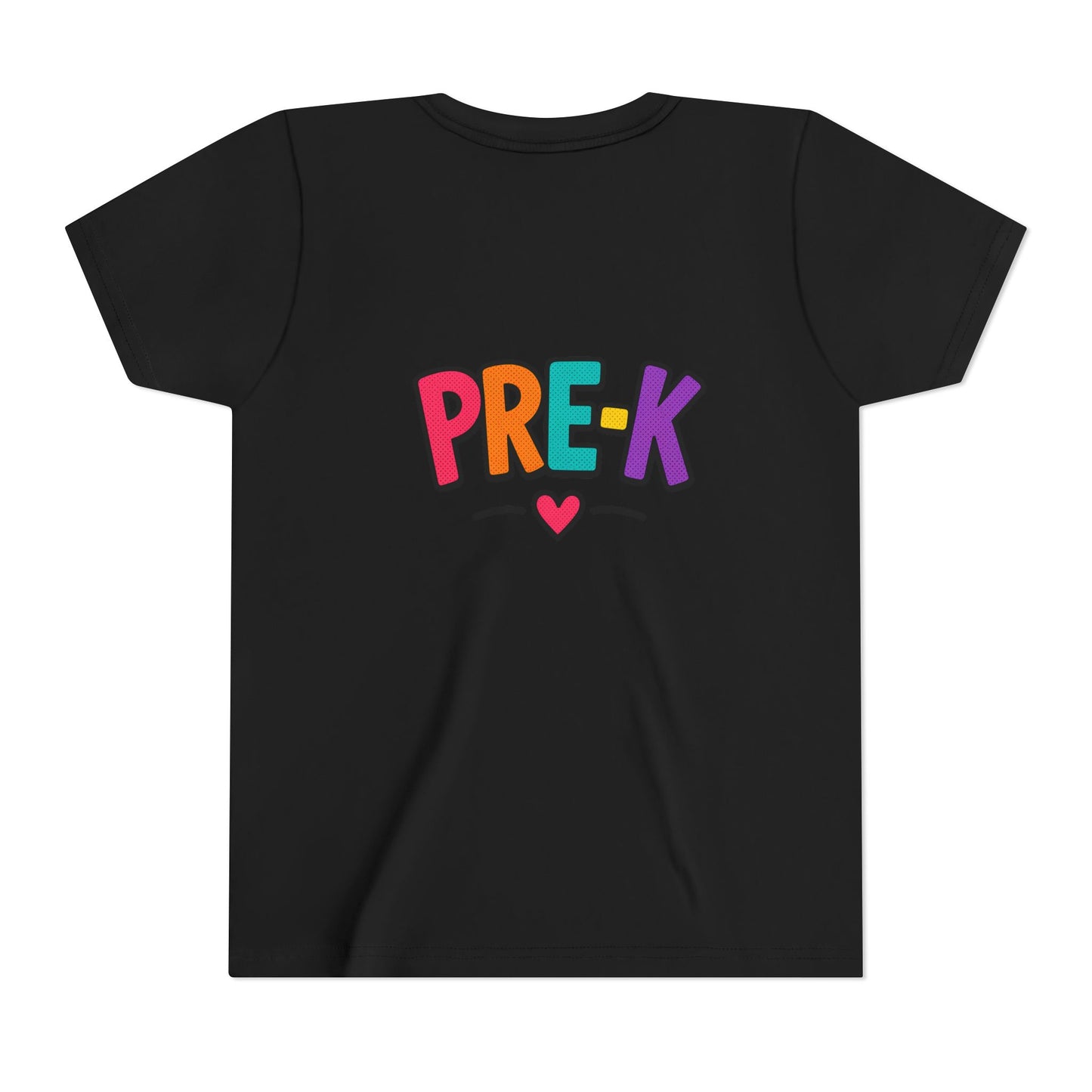 Pre-K Kids Tee — Colorful Heart Preschool Shirt for Boys & Girls