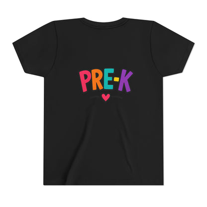 Pre-K Kids Tee — Colorful Heart Preschool Shirt for Boys & Girls