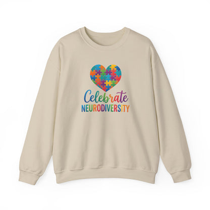Celebrate Neurodiversity  Crewneck Sweatshirt
